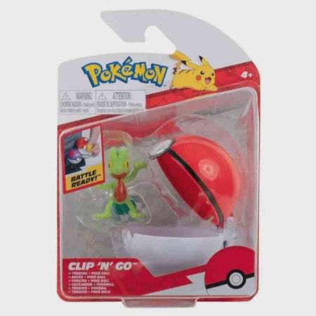 Pokemon Clip n go Treecko & Poke Ball