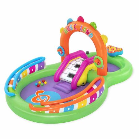 Piscina hinflable juegos Sing Splash