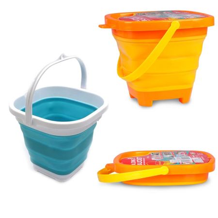 Cubo de playa plegable