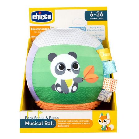 Chicco pelota textil musical