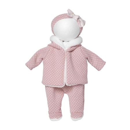 Vestidos bebé reborn 40 cm conjunto con chaqueta