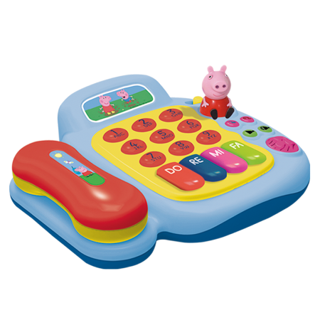 Activy teléfono piano con figura Peppa Pig