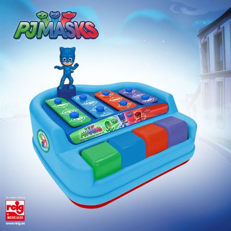 Xilófono piano 4 notas y figura PjMasks