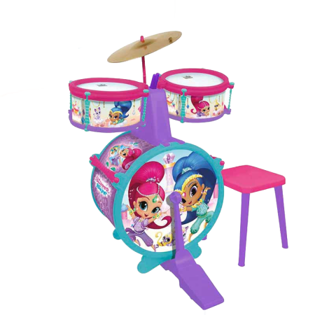 Batería 3 elemento con banqueta Shimmer y Shine