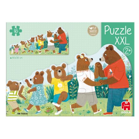 Puzzle XXL madera Familia Oso