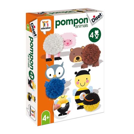 Creo animales con pompones