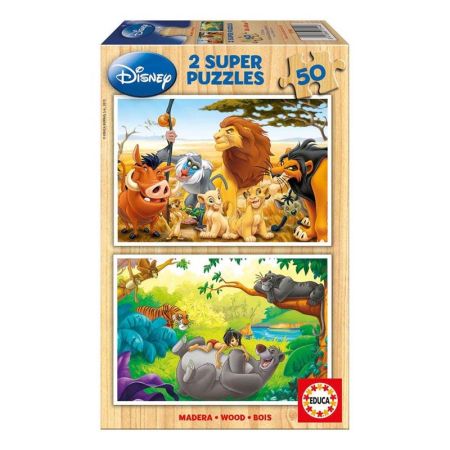 Puzzle 2x50 Animales Amigos