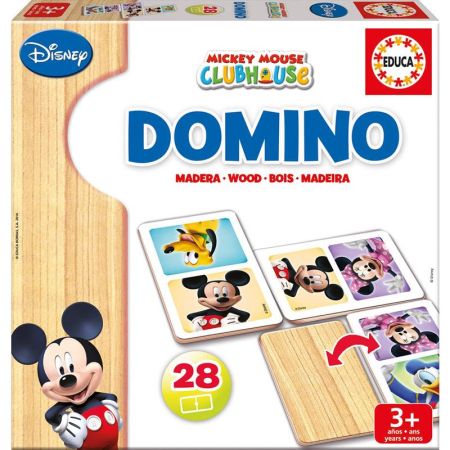 Educa domino madera Mickey/Minnie
