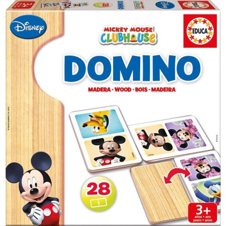 Educa domino madera Mickey y Minnie