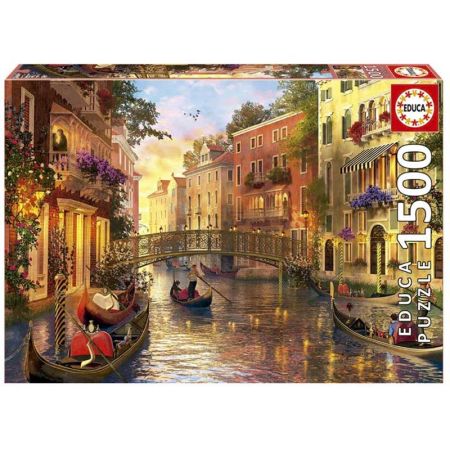 Educa puzzle 1500 atardecer en Venecia