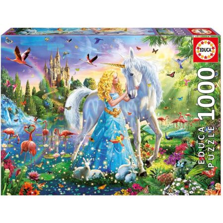 Educa puzzle 1000 la princesa y el unicornio