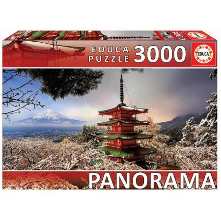 Educa 3000 monte Fuji y pagoda Chureito Japón