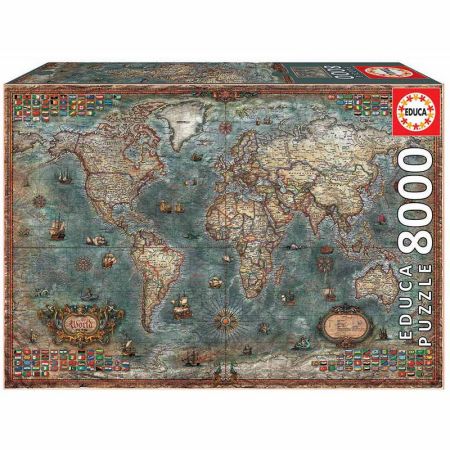 Educa puzzle 8000 Mapamundi histórico