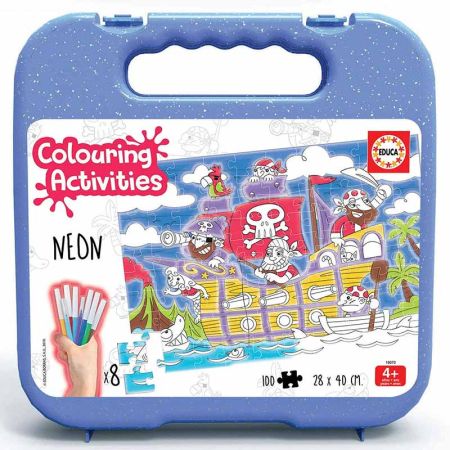 Educa colouring activities 100 piratas