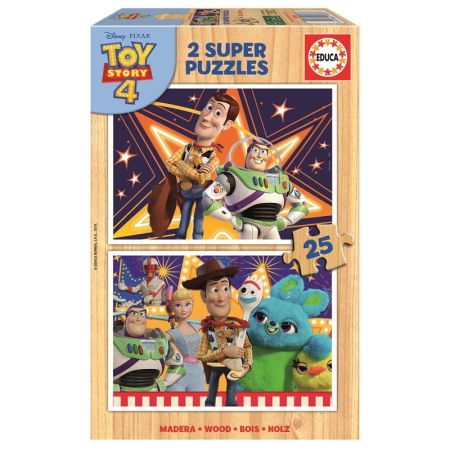 Educa Puzzle Madera 2x25 Toy Story 4