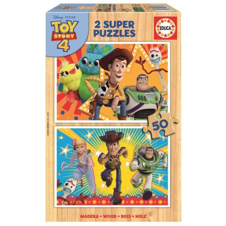 Educa puzzle madera 2x50 Toy Story 4