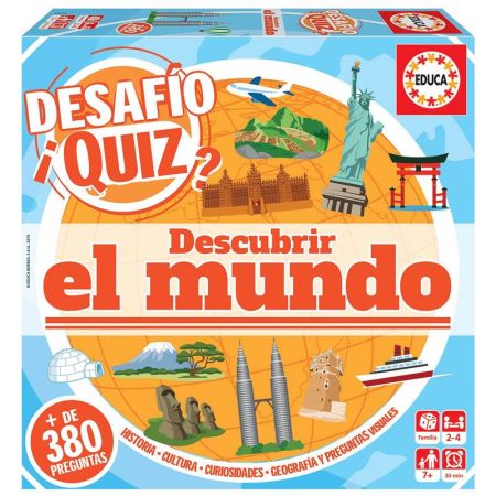 Educa Desafio Quiz descubrir el mundo