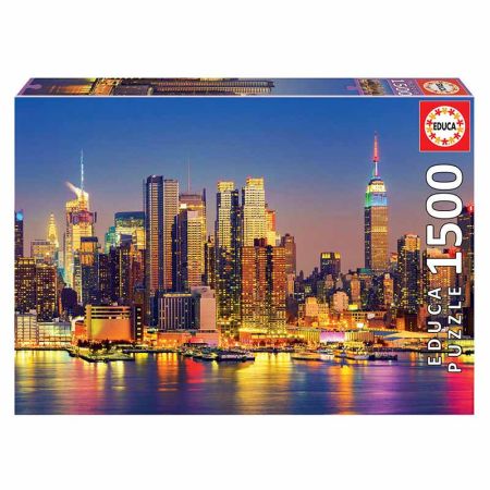 Educa puzzle 1500 Manhattan de noche
