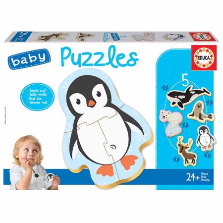 Educa Baby puzzle animales polo norte