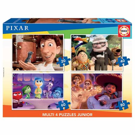 Educa puzzle multi 4 junior Pixar 20-40-60-80