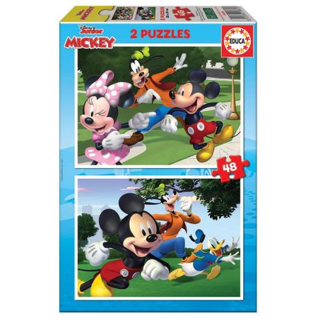 Educa puzzle 2x48 Mickey & friends