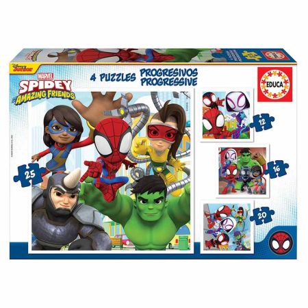 Educa Progresivos Spidey Friends 12-16-20-25