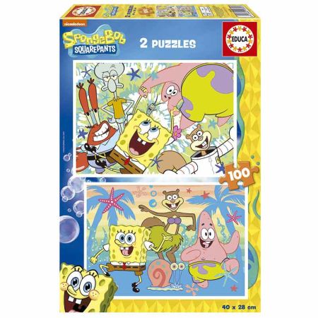 Educa puzzle 2X100 Bob Esponja