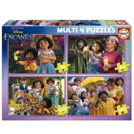 Educa puzzle multi 4 Encanto 50-80-100-150