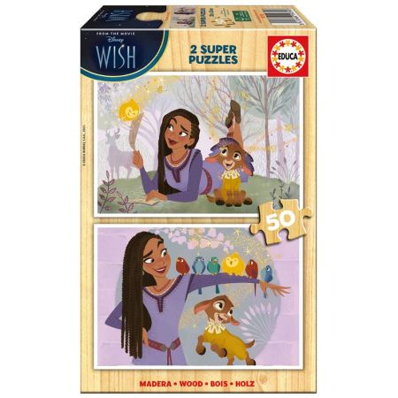 Educa puzzle madera 2x50 Wish