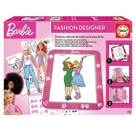 Educa mesa diseño con luz Barbie