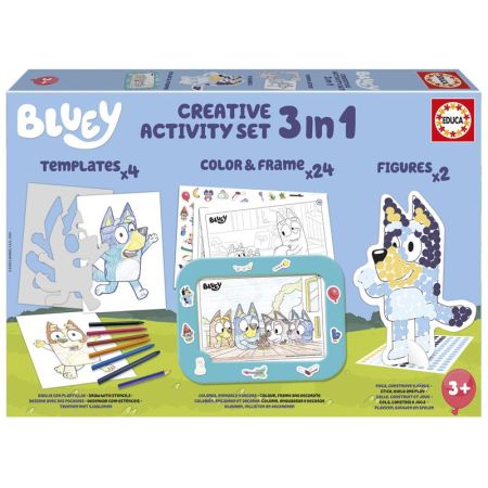 Educa set 3 en 1 Bluey creativy activity set