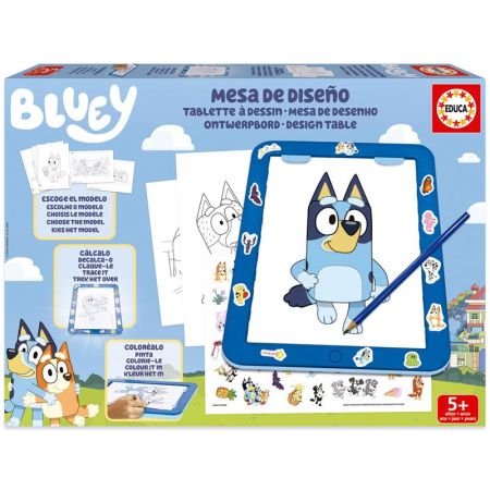 Educa mesa de diseño Bluey