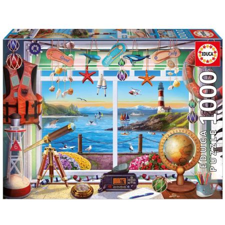 Educa puzzle 1000 Vida en el puerto