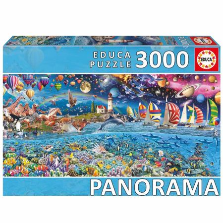 Educa puzzle 3000 Vida panorama