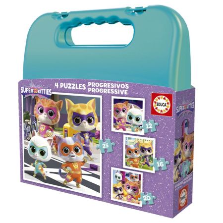 Educa puzzle maleta progresivo Superkities