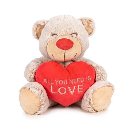 Quir&oacute;n Lovely Bear All you Need is Love 37 cm