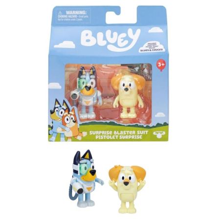 Bluey pack 2 figuras Surprise Blaster
