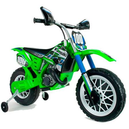 Moto de cross eléctrica Kawasaki de 6v