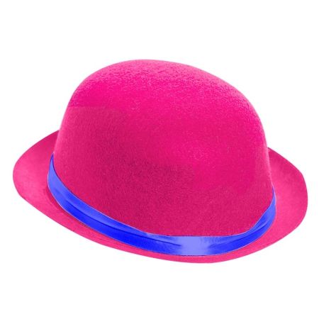 Sombrero Bombin Rosa