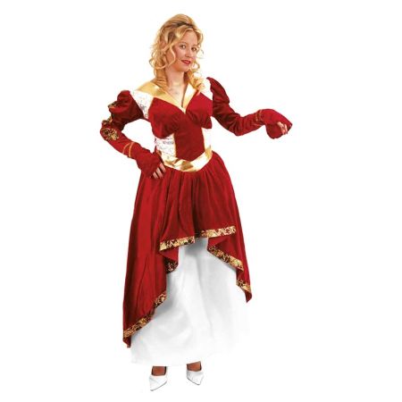 Disfraz Reina Rojo Dorado Adulto T/U