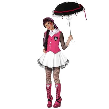 Disfraz Monster High Draculaura con peluca