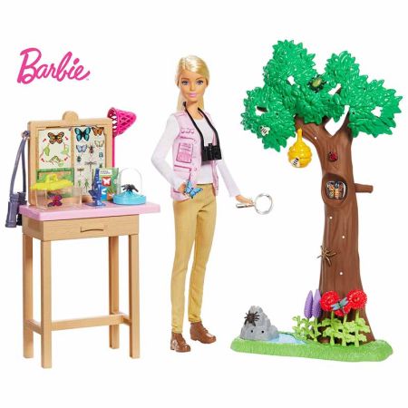 Muñeca Barbie ecologista playset