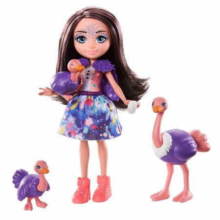 Muñeca Enchantimals Sunny Savanna Ofelia Ostrich