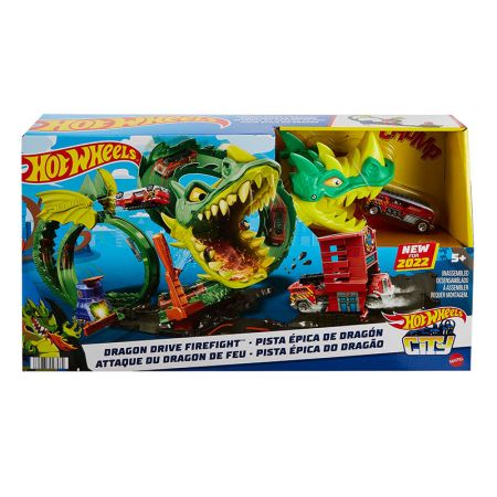 Hot Wheels City pista Dragón furioso