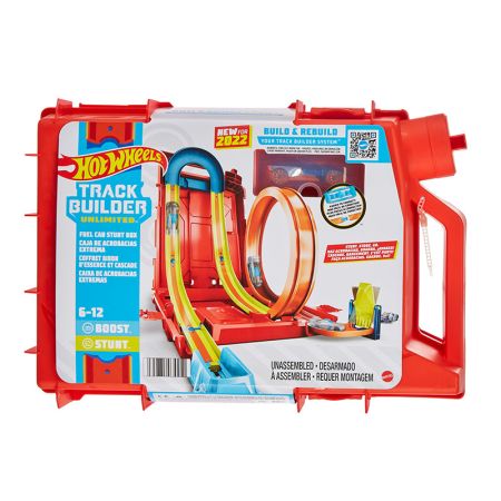 Hot Wheels Track Builder caja de pistas gasolina