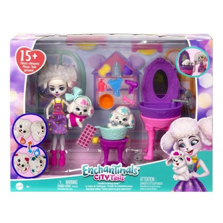 Enchantimals salón de belleza de Perris Poodle