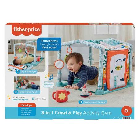 Fisher Price gimnasio casita de campo 3 en 1
