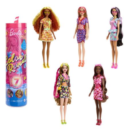 Muñeca Barbie color reveal serie frutas dulces