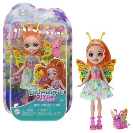 Muñeca Enchantimals City Tails Belisse Butterfly