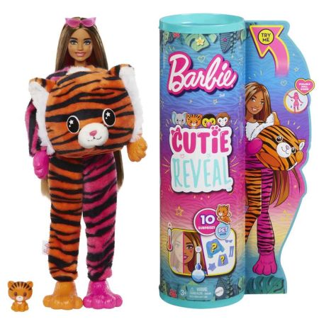 Muñeca Barbie Cutie Reveal tigre